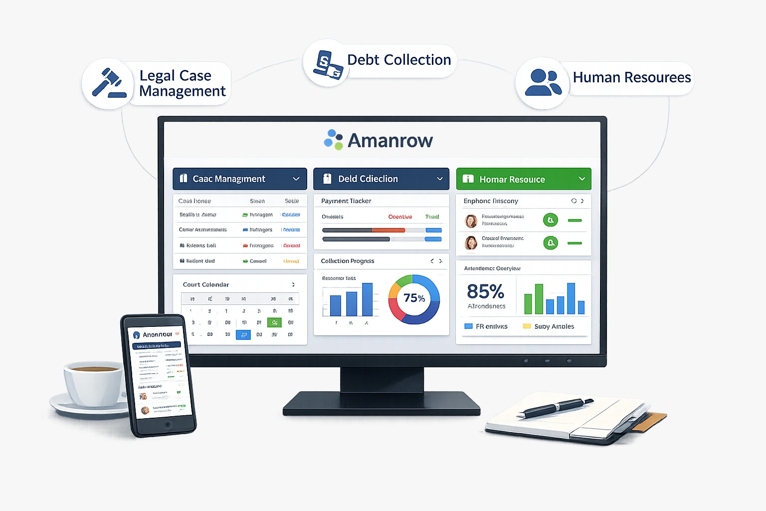 Amanrow ERP Dashboard